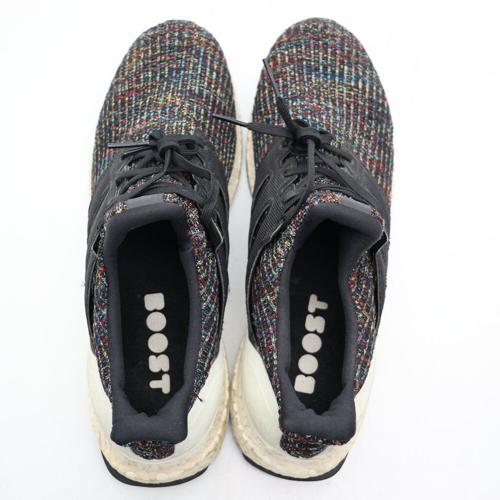 Adidas UltraBoost 4.0 Black Multicolor Men's Size 12 Running Athletic Sneakers - Picture 9 of 13